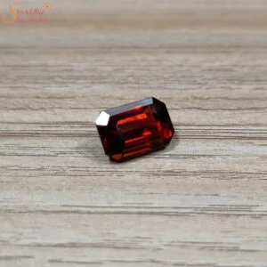 Certified 6 Carat Hessonite Garnet Gemstone (Gomed)