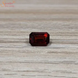Certified 6 Carat Hessonite Garnet Gemstone (Gomed)