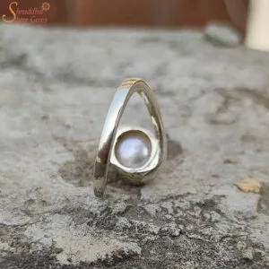 Natural Pearl (Moti) Gemstone Ring