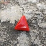 Triangle Shape 13 Carat Coral (Munga) Gemstone