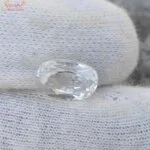 8 Carat Natural White Zircon Gemstone