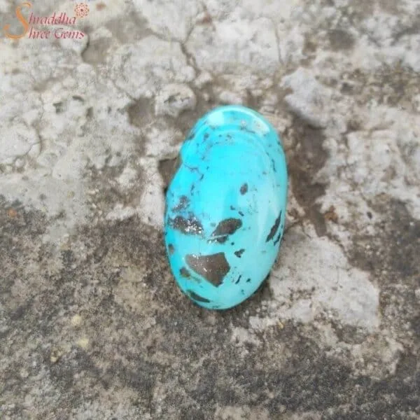 Natural 11 Carat Turquoise (Firoza) Gemstone