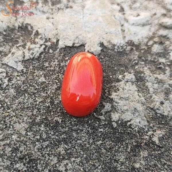 11 Carat Coral (Munga) Gemstone