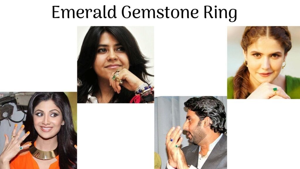 celebrities who wear emerald gemstone