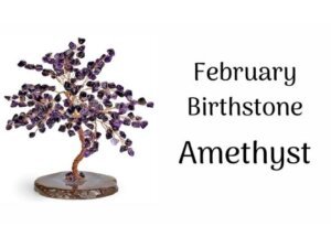 Amethyst gemstone (Symbol of power): Februrary birthstone