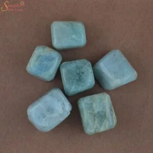 natural amazonite tumble stone