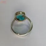adjustable turquoise firoza gemstone ring