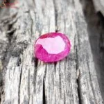 Burmese ruby gemstone