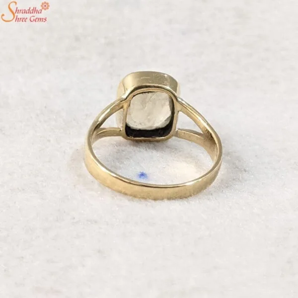 high quality yellow sapphire ring