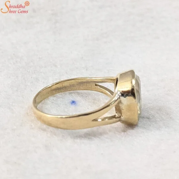 high quality yellow sapphire ring