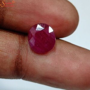 Loose Mozambique Ruby Gemstone, Manik Stone