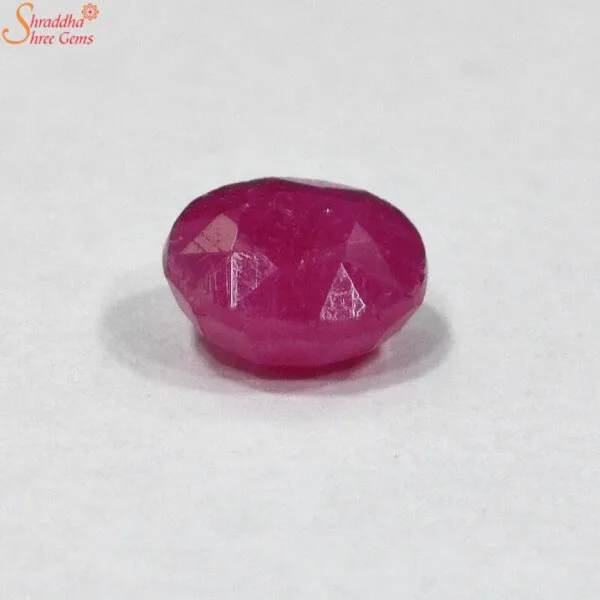 loose mozambique ruby gemstone