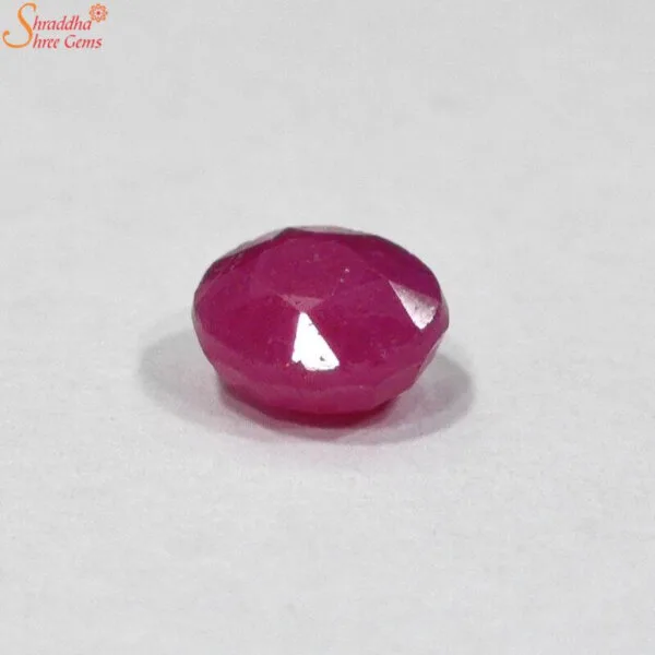 loose mozambique ruby gemstone