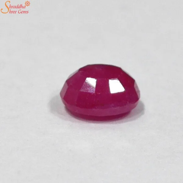 loose mozambique ruby gemstone