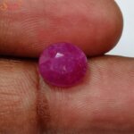 loose mozambique ruby gemstone