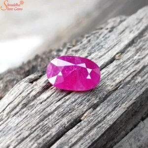 natural burma ruby gemstone