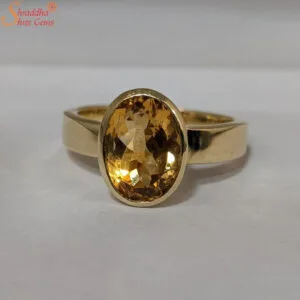 natural citrine gemstone