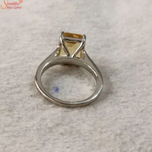 natural citrine ring