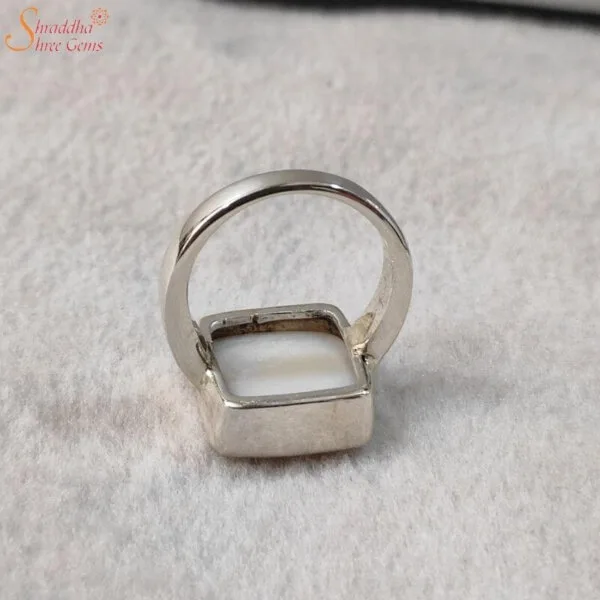 natural opal gemstone ring