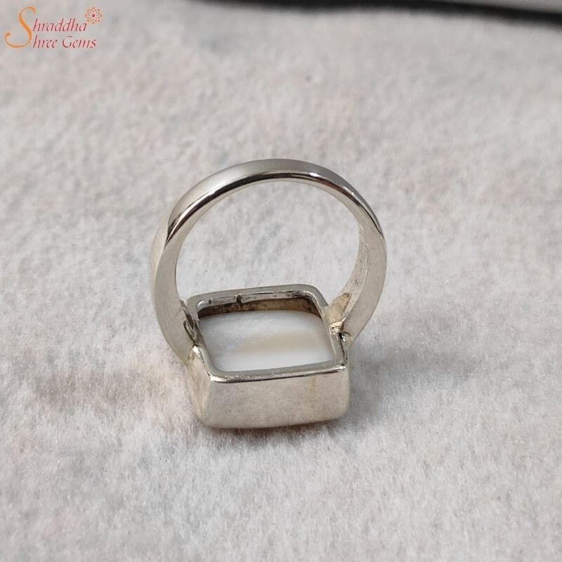 चांदी में मोती रिंग के अलग-अलग डिज़ाइन कीमत के साथ/Silver Moti ring design/Silver  stone ring design - YouTube