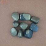 natural pyrite tumble stone