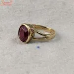 natural ruby gemstone ring