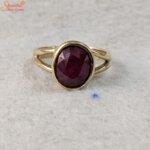 natural ruby gemstone ring