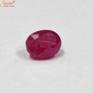oval shape mozambique ruby gemstone