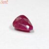 pear shape ruby gemstone