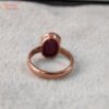 unheated and untreated ruby gemstone ring