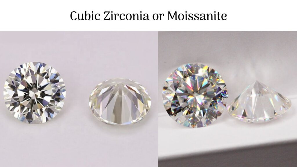 moissanite or zircon