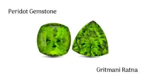 Peridot gemstone