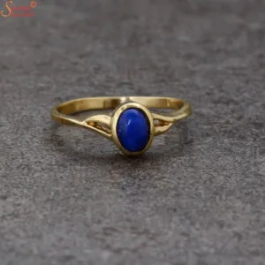 lapis lazuli panchdhatu ring
