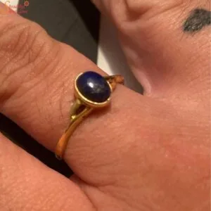 lapis lazuli panchdhatu ring