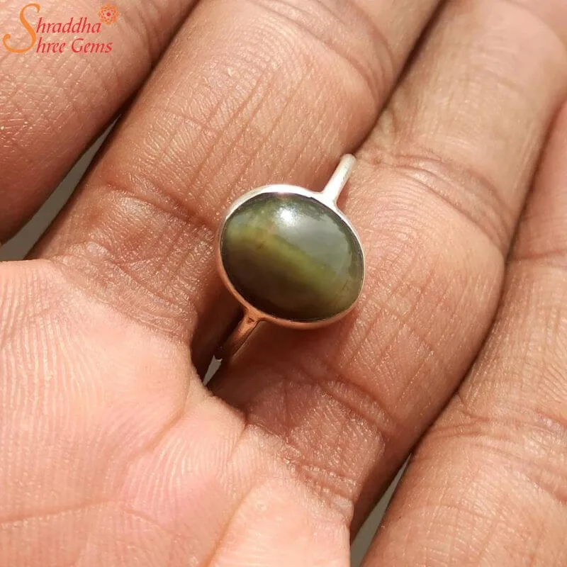 natural cats eye stone ring natural cats eye stone ring