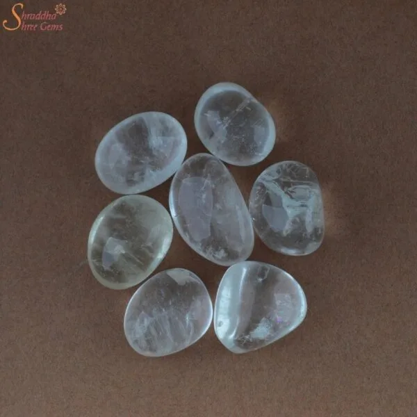 natural clear quartz tumble stone