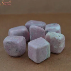 natural rhodochrosite tumble stone