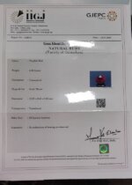4.36 Carat Natural Mozambique Loose Ruby Gemstone, Manik Stone - Image 7