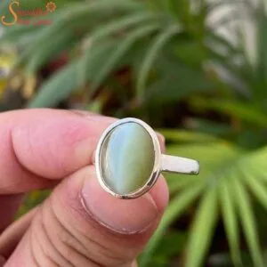 cats eye gemstone ring