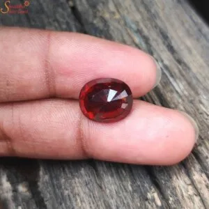 certified loose hessonite garnet gemstone