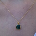 emerald gemstone necklace