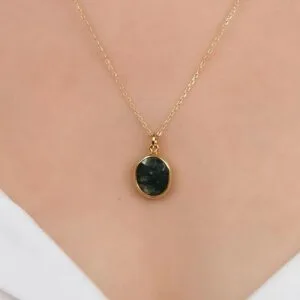 emerald gemstone necklace