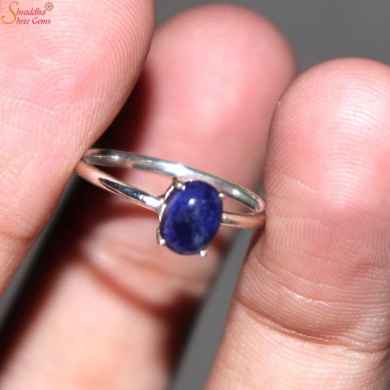 Lapis Lazuli Stone Twisty Design Ring, 43% OFF