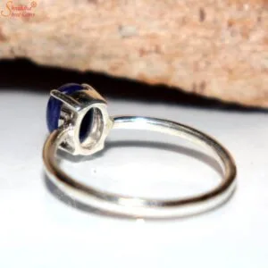 lapis lazuli silver ring