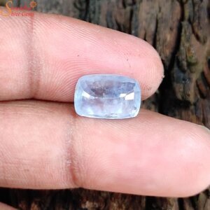 5.72 Carat Ceylon Blue Sapphire Gemstone, Neelam Stone