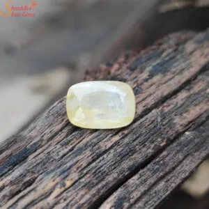 natural loose yellow sapphire gemstone