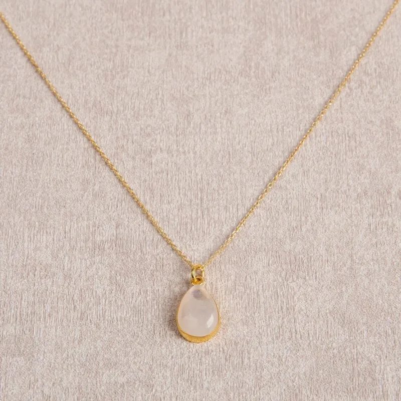 natural moonstone necklace