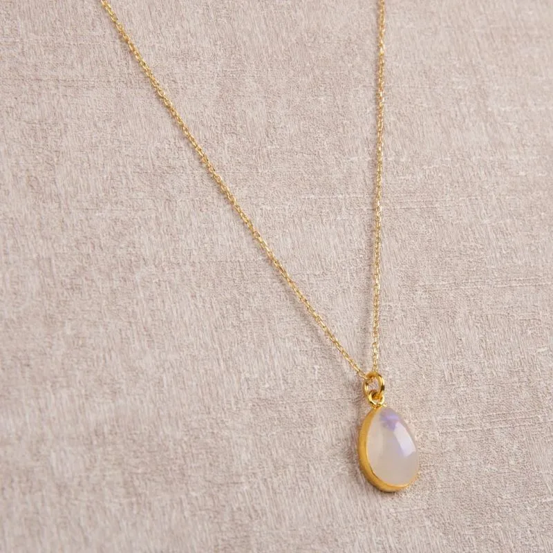 natural moonstone necklace