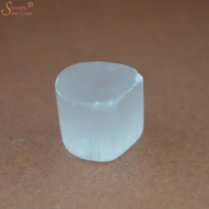 natural selenite tumble stones