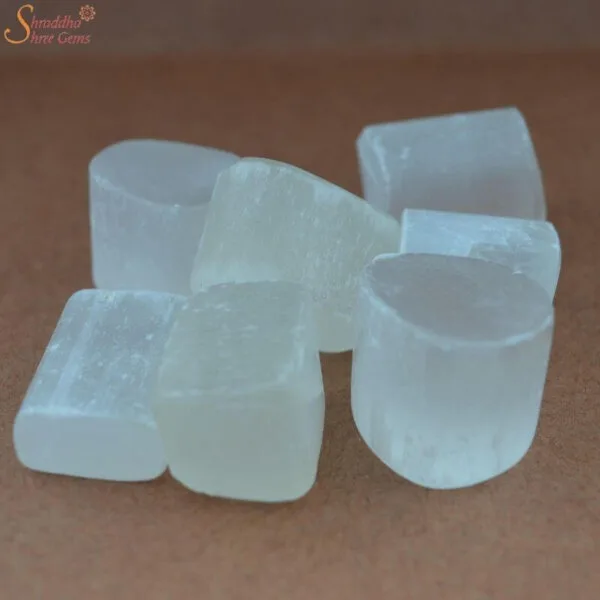 natural selenite tumble stones natural selenite tumble stones
